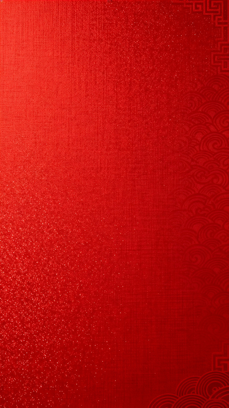中国风红色祥云纹理背景设计素材