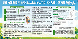 清新绿意健康促进服务宣传海报设计素材
