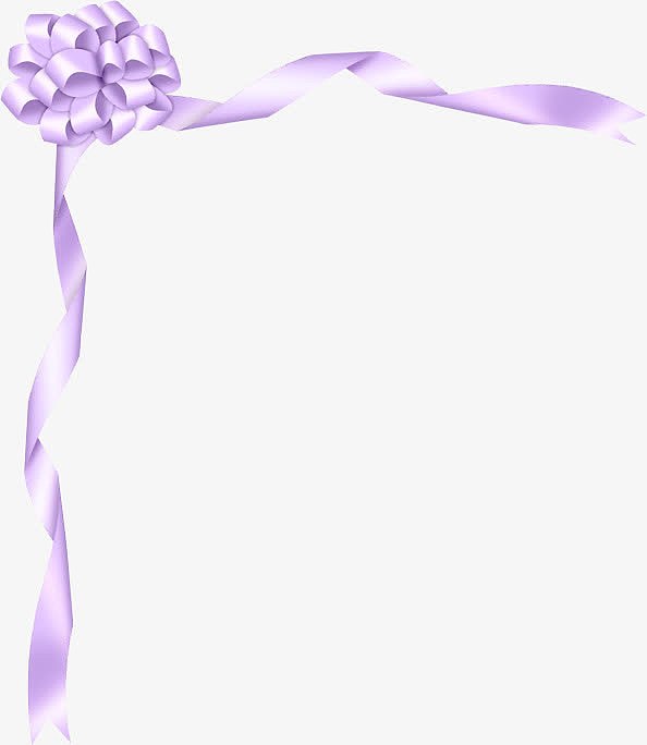 紫白色彩带漂浮