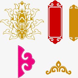 中国古典花纹边框