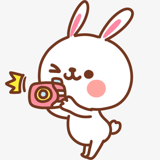 卡通照相女孩子萌版表情