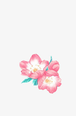 手绘桃花素材免费下载_觅元素