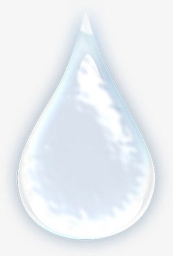 白色水滴透明质感水滴