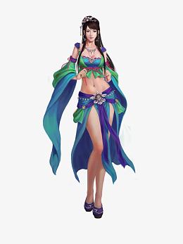 清纯二次元美女