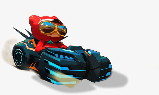 奔驰的跑跑卡丁车素材免费下载_觅元素