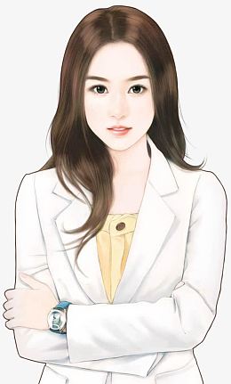 立绘现代可爱美女
