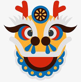 png中国龙pngpng二月二龙抬头活动海报素材pngpng卡通手绘龙头插画ai