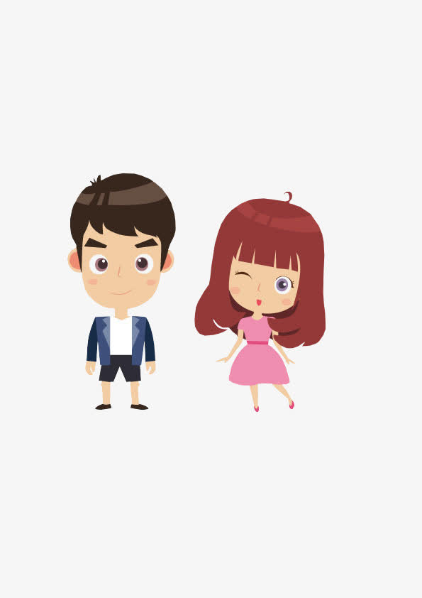 卡通男女孩萌版