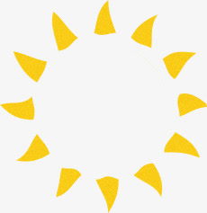 阳光放射光卡通光线