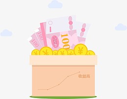 100元钞票商务金融金币