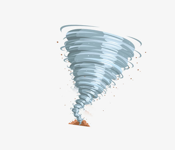 卡通龙卷风图案