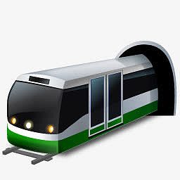 subwaytrain_green地铁