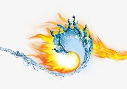 太极 水火交融 水火不容