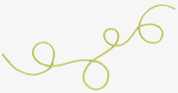 绳索绳子绿色绳索绳子漂浮