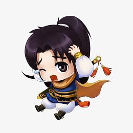 李逍遥男孩卡通男孩装饰