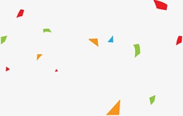 几何体三角形不规则漂浮装饰