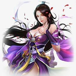 人游戏人物女子大胸美女