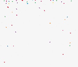 纸屑几何体不规则漂浮