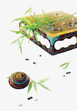 棋盘围棋中国风古典