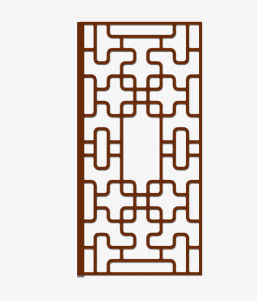 红色窗棂古风窗棂