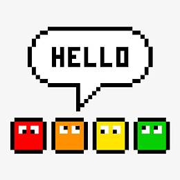 hello像素表情
