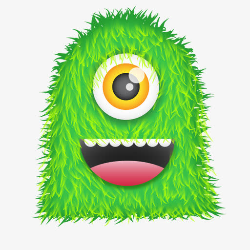 绿色毛毛怪图标