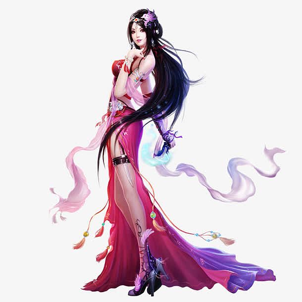 中国风游戏 美女立绘美女