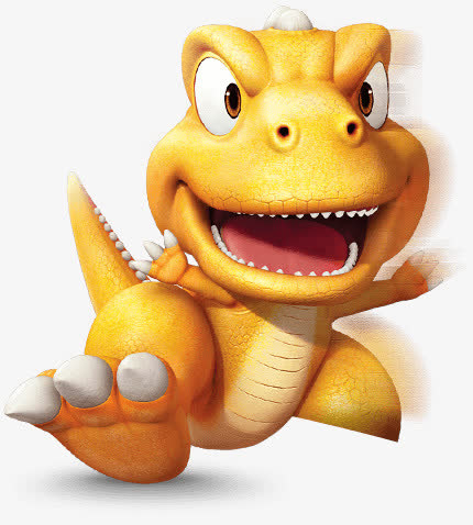 卡通黄龙可爱