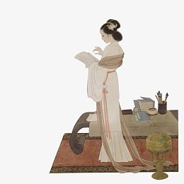 水墨古风女子
