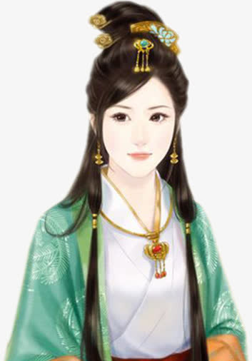 立绘古风简约女子