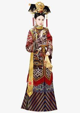 彩绘立绘宫廷格格皇后