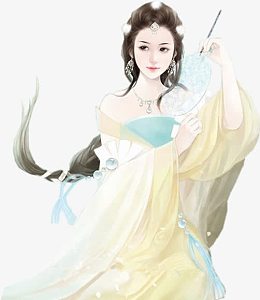 彩绘立绘仙女清纯美女
