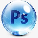 水晶软件桌面网页PNG图标下载透明素材水珠ps