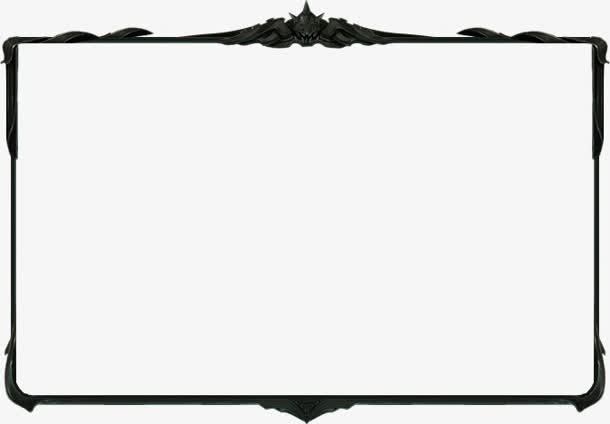 黑色游戏边框装饰图片