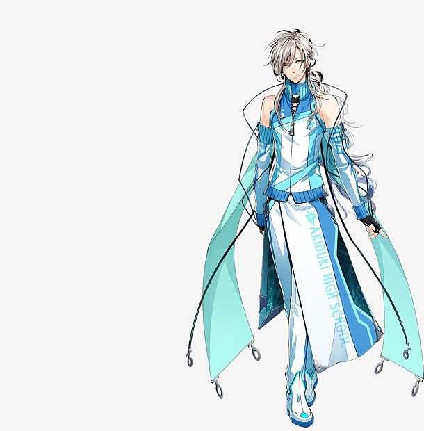 卡通绿色衣服男子帅哥免抠素材免费下载_觅元素51yuansu.com