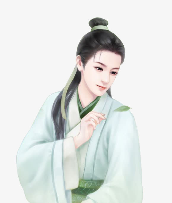 白衣小鲜肉男子立绘古风