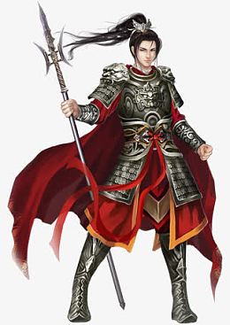 png古代三国武将威武的吕布pngpng3d游戏吕布形象pngpng合成光效火焰