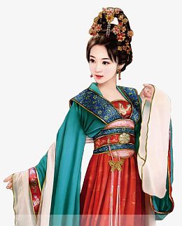 盛装宫廷格格古风立绘