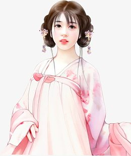 古风立绘朝鲜服装女子