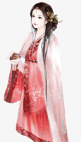 手持香炉女子古风立绘