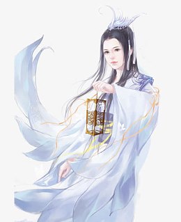 提灯女子古风立绘