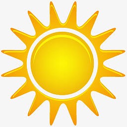天气预报晴天太阳