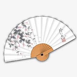 中国传统扇子中国风