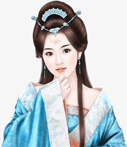 彩绘立绘古风美女清纯女子