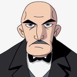 光头男人动漫蝙蝠侠png图标