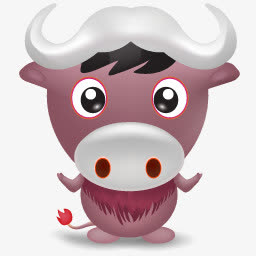 卡通牛png图标