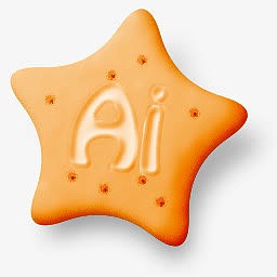 AI星星饼干系列cs3PNG图标