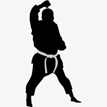 抬胳膊空手道人物动作png图标
