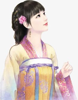 清纯古代美女手绘古风