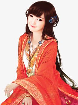 中国分古典美女图片素材